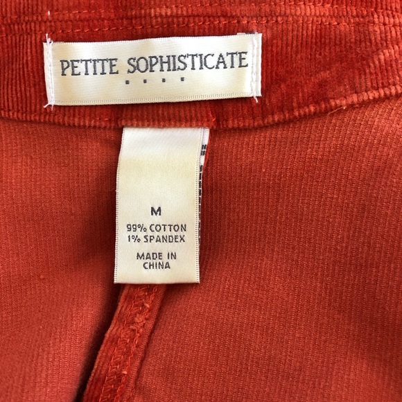 Petite sophisticate orange blazer - Picture 2 of 3